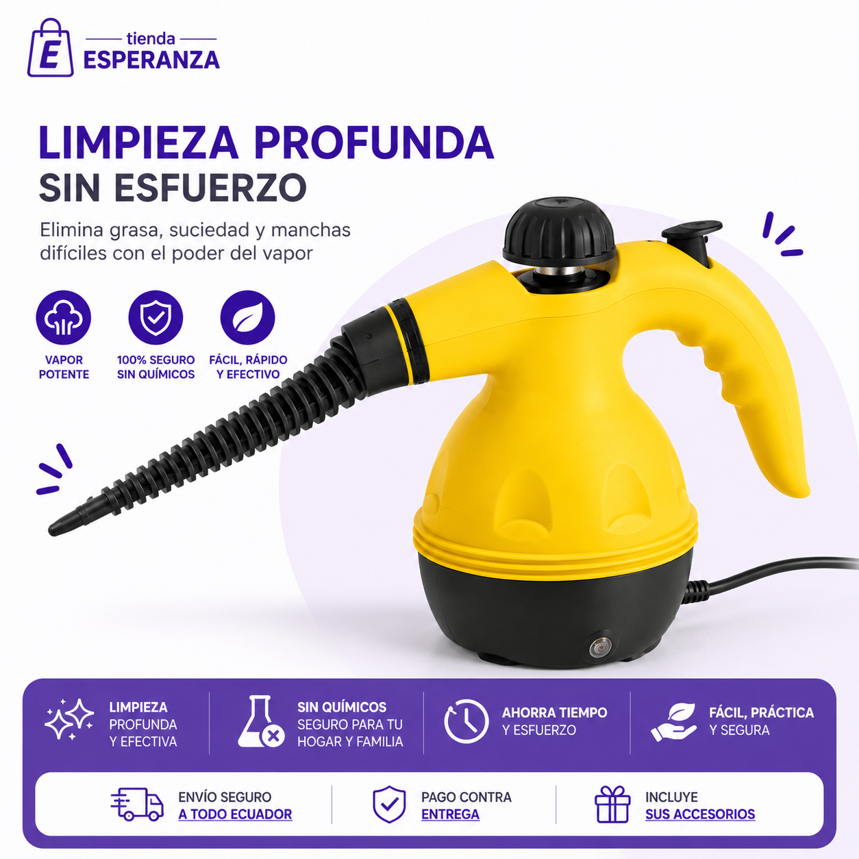LIMPIADOR A VAPOR MÁGICO.